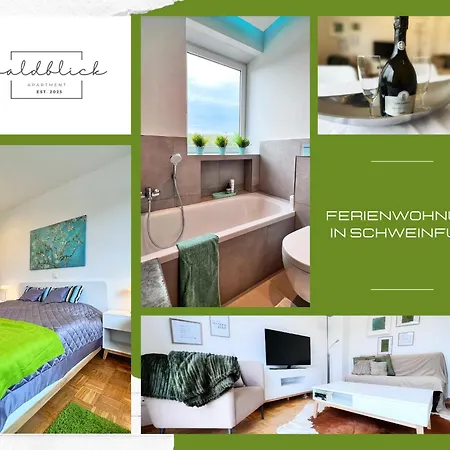 Apartment 4-sterne Waldblick Schweinfurt